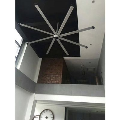 Φανατικός οροφής για κατασκευαστικό χώρο 3.6m Υψηλός όγκος 1500W 220V 10ft HVLS Φανατικός