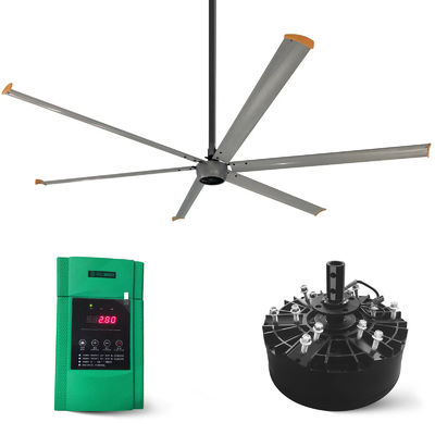 1500w 220v 12ft 10ft 20ft 18ft 16ft Μεγάλος εξαεριστικός ανεμιστήρας ροής για απόδοση αποθήκης