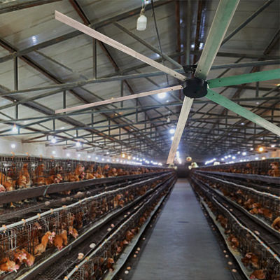 Ενίσχυρος 1.5kw επαγωγικός HVLS bldc ανεμιστήρας κινητήρας για 10ft 12ft 16ft 18ft Big Wind Workshop