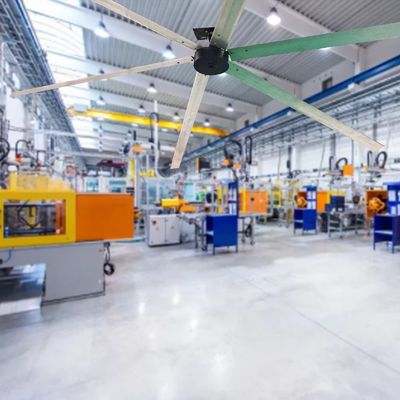 Αθόρυβος και ισχυρός 24ft 1500W BLDC ψυκτικός ανεμιστήρας κινητήρας για βιομηχανικό HVLS ανεμιστήρα οροφής
