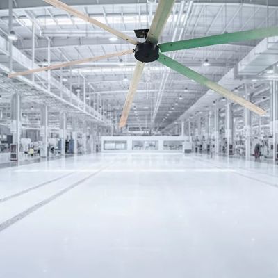Αθόρυβος και ισχυρός 24ft 1500W BLDC ψυκτικός ανεμιστήρας κινητήρας για βιομηχανικό HVLS ανεμιστήρα οροφής