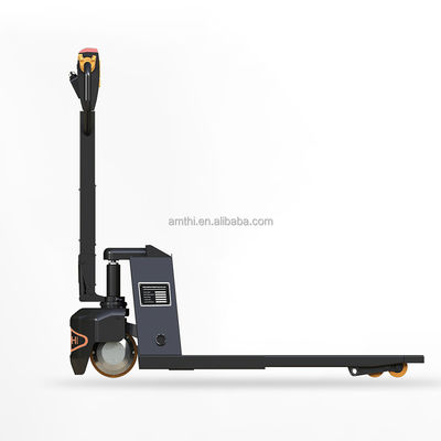 Υψηλή ανύψωση 1 τόνος τροχούς Νάιλον PU Power Souce DC MOTOR AMTHI ψαλίδι ανύψωση φορτηγό παλέτες