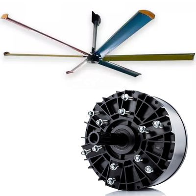 HVLS DC Motor Μεγάλος μαύρος 220v 380v 1500w Μεγάλος ψύκτης οροφής βιομηχανικός ανεμιστήρας από την AMCLING
