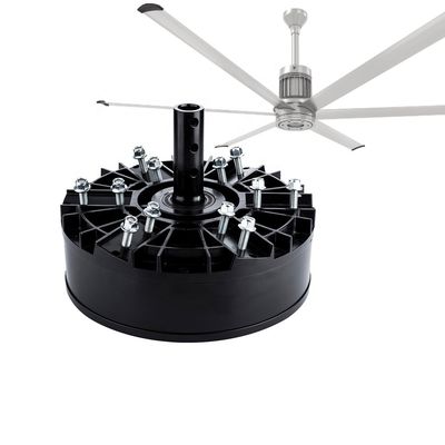 HVLS DC Motor Μεγάλος μαύρος 220v 380v 1500w Μεγάλος ψύκτης οροφής βιομηχανικός ανεμιστήρας από την AMCLING