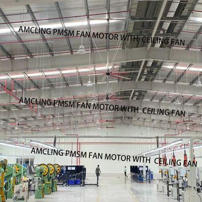 220V/380V 400W 3 φάσης κινητήρας PMSM για μεγάλο βιομηχανικό ανεμιστήρα οροφής BLDC