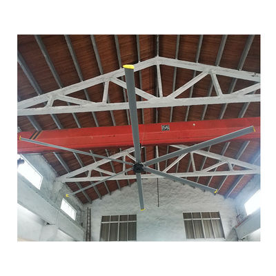 3 Φάση 220V 400W HVLS Θέση ψύξης Bldc ανεμιστήρας κινητήρα για 280 m2 Air Covered Area